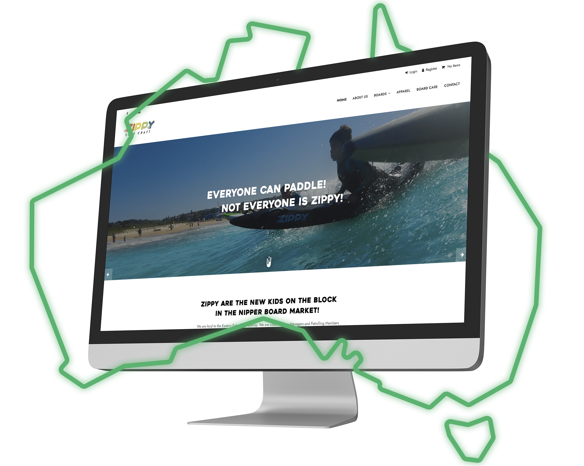 CMS page list with features